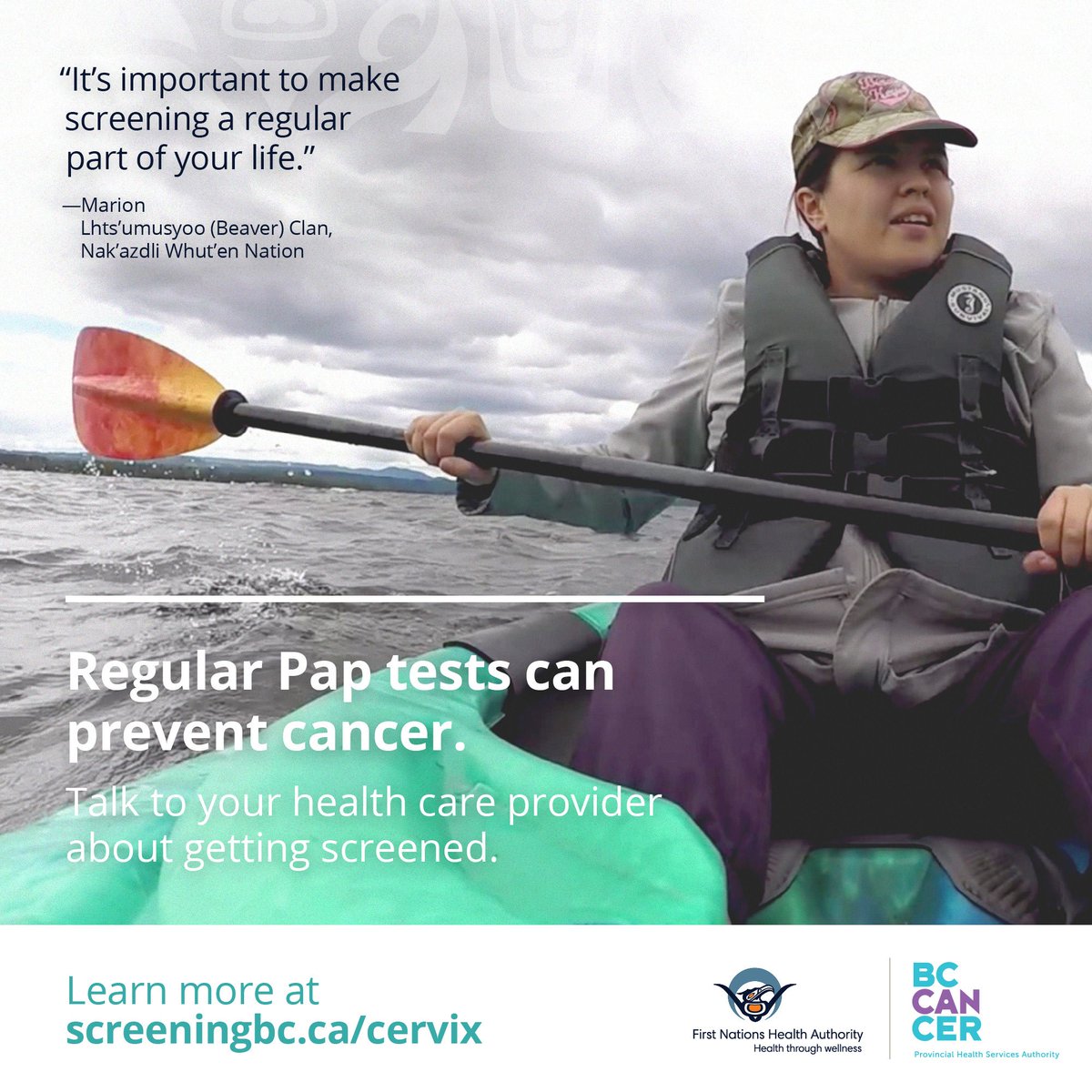 According to a study by <a href="/FNHA/">FNHA</a> &amp; <a href="/BCCancer/">BC Cancer</a> cervical cancer is one of the most commonly diagnosed cancers among First Nations women in BC. Make screening a regular part of your life. youtube.com/watch?v=4_9t_u…