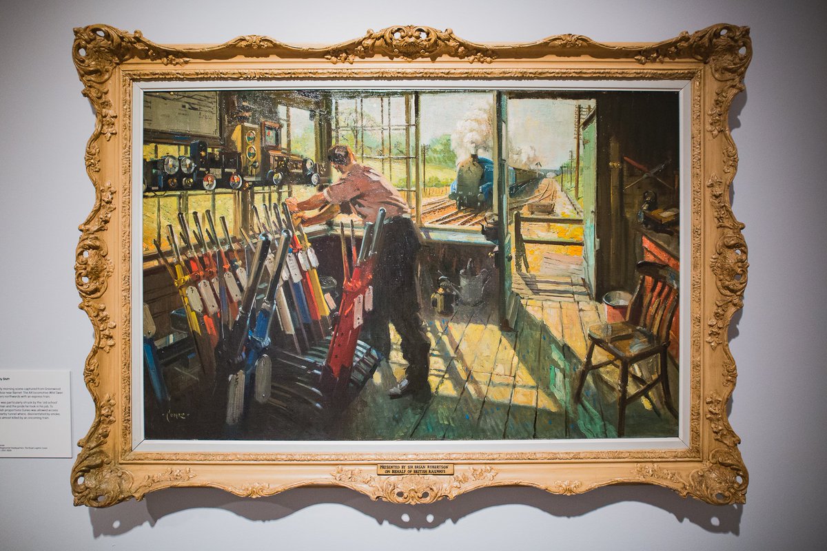 sciencemuseum's tweet image. The world’s greatest railway artist is celebrated in our latest free exhibition,  #PaintingPower: The Art of Terence Cuneo now open at @UniOfHull for @2017Hull 🚂🖼️ #Hull2017 bit.ly/2z1dzbj