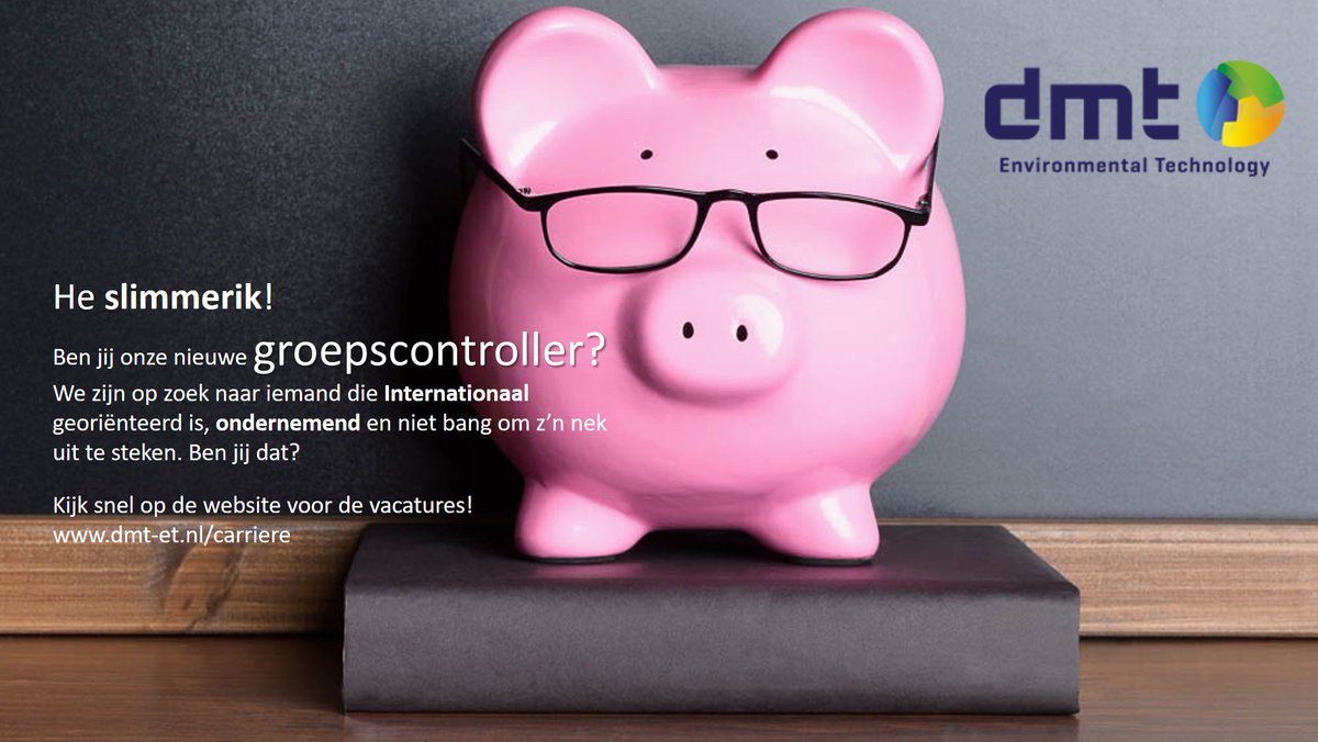 Ben die #groepscontroller die een gedegen #financieel #beleid opzet en de bijbehorende processen bewaakt? Niet bang om jouw kennis en ervaring in te zetten in een sterk #internationaal georienteerde organisatie? Dan is dit jouw baan! dmt-et.nl/carriere/ #baan #job #uitdaging