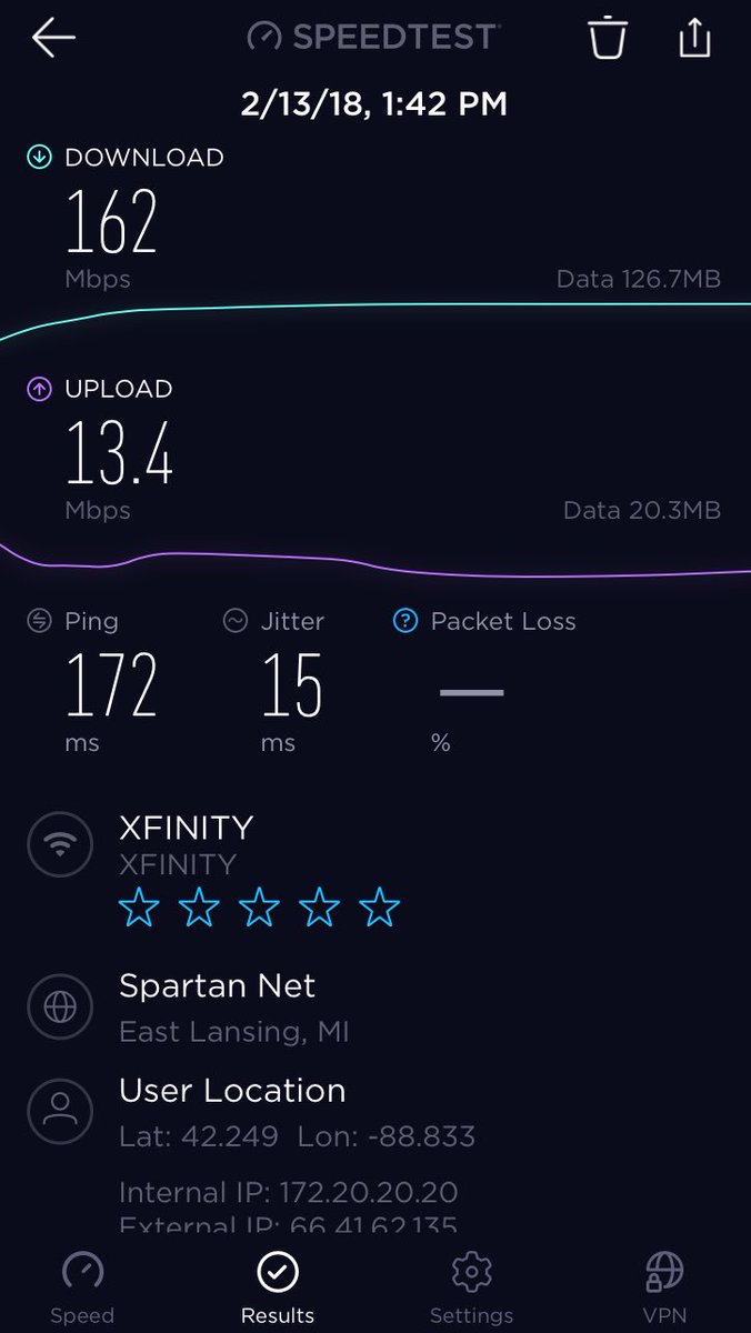 MikePaulos's tweet image. Down in Springfield today representing ILCTC and @ComcastILLINOIS, stopped for a speed test at an outdoor @XFINITY WiFi hotspot on way to Capitol. Beautiful day made better with fast WiFi!  #twill #xfinitywifi