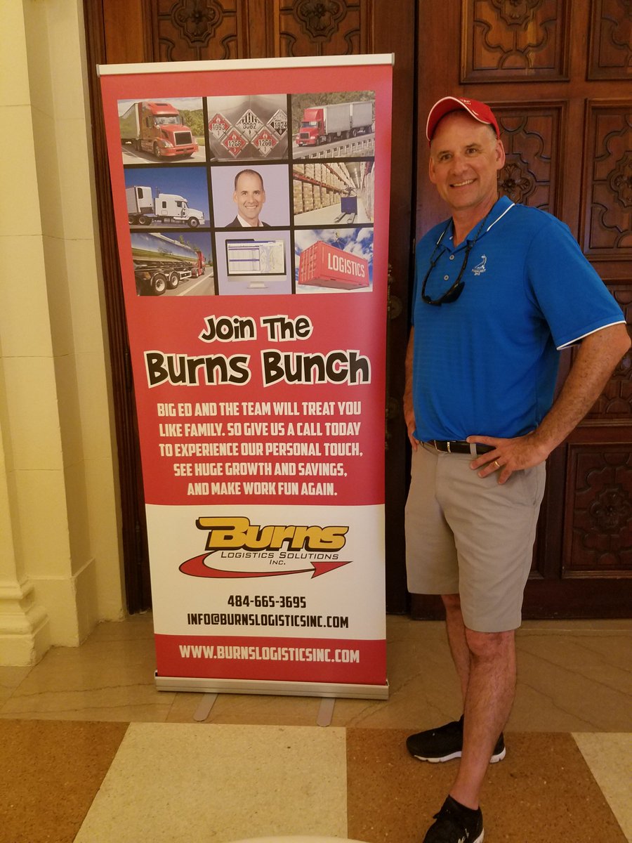 BurnsLogistics's tweet photo. @RILAtweets Big Ed is headed your way to help with #capacity, #visibility, and #expeditedshipping.  Let's meet at RILA 2018! @BurnsLogistics @BigEdBurns 
#Phoenix #RILA2018 #freightrelationships #SupplyChain https://t.co/jNs1Wke9Sv