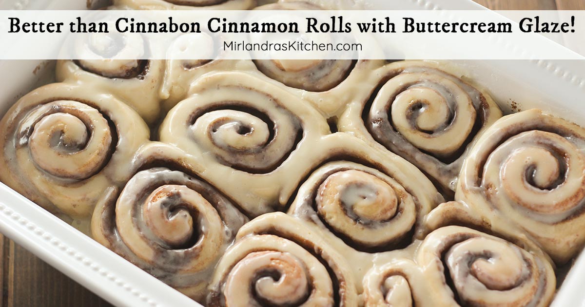 Mirlandra's tweet photo. Cinnabon cinnamon rolls are fine but they can't come close to touching these epic rolls! Each one is full of cinnamon brown sugar and slathered in a gooey buttercream glaze. Best of all?  They take 20 minutes to throw together in your bread machine!   https://t.co/uxJF15cYoy https://t.co/jUMjTtjzZQ