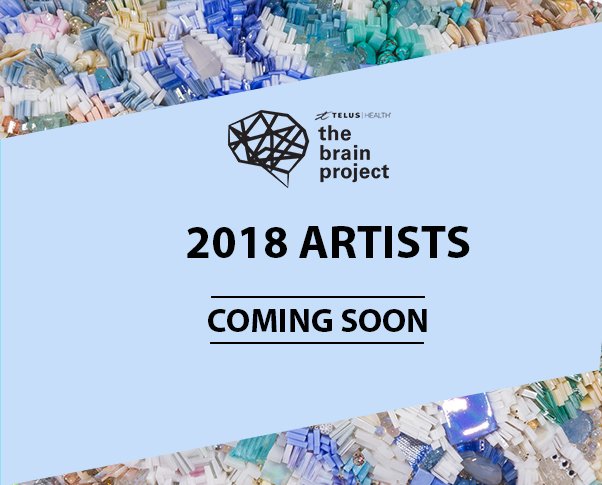 TheBrainProj's tweet photo. The artists chosen to be part of this year’s Brain Project will be announced soon! #StayTuned #NoBlankBrains https://t.co/GxScqvBC00