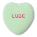 heart says LUBE