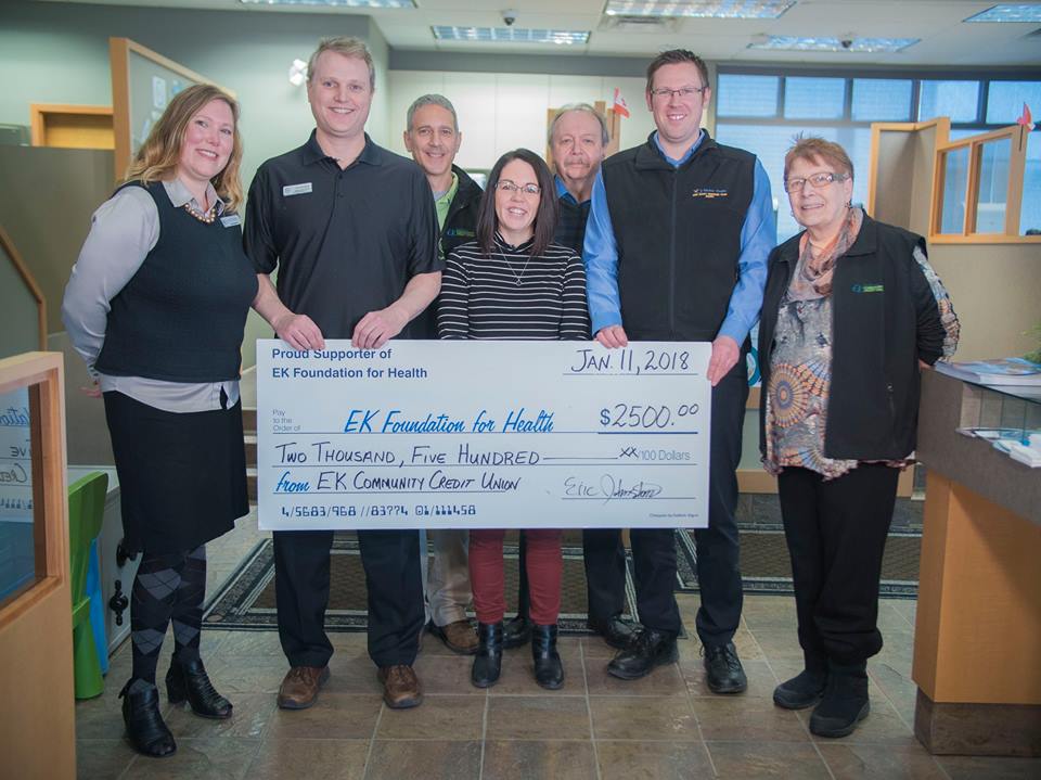 EKC in conjunction with the East Kootenay Foundation for Health is sponsoring a campaign to raise money for specialized equipment so HART can continue to use the best, most current equipment and technology available. EKC kicked off this campaign by donating $2500.00 to HART.