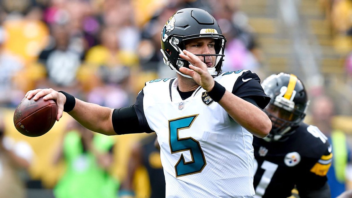 Pyrek_VIPFAN's tweet image. Jaguars' big decision: Did Blake Bortles turn a corner in 2017? dlvr.it/QGDSkD #FireFan