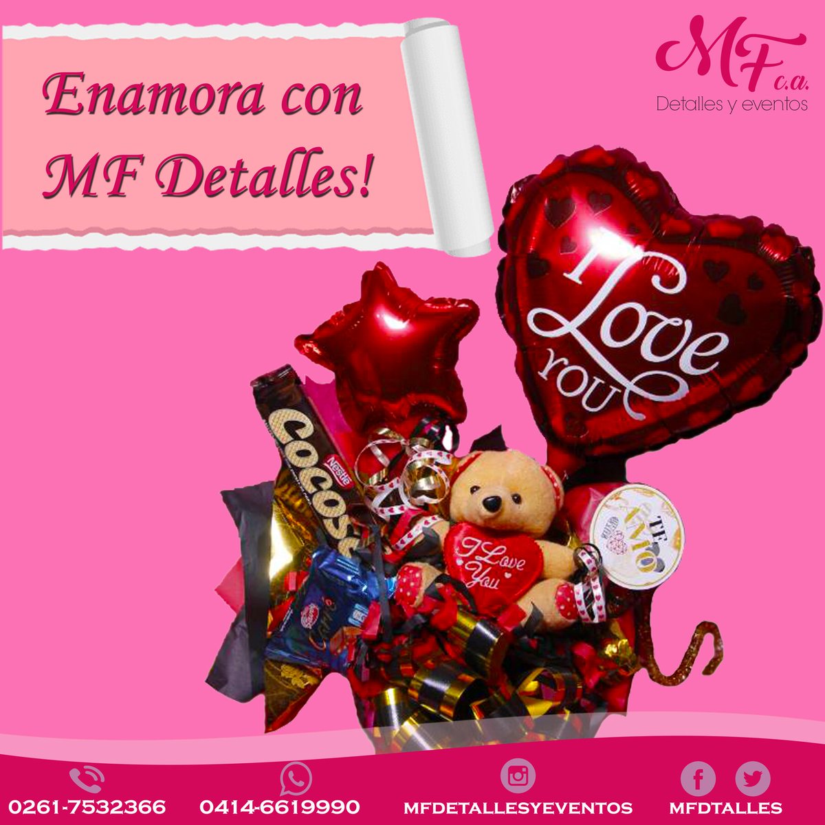 mfdtalles's tweet photo. Más y más detalles para este #14Febrero . Trabajamos hasta las 5pm y mañana te esperamos desde temprano.❤❤
.
#arreglosflorales #decofruta #love #13Febrero #globoshelio #amor #14Febrero #SanValentín #diadelamorylaamistad #diadelosenamorados  #desayunossorpresa #maquillaje https://t.co/sAwMDiPhpG