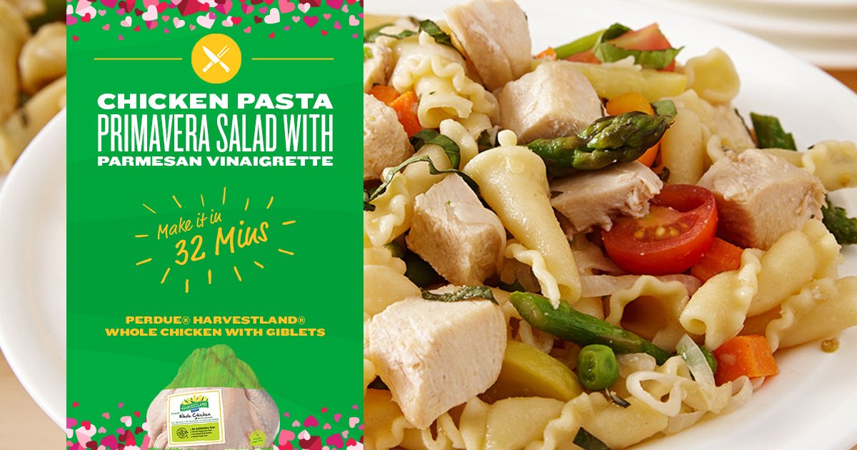 EchoDebbie's tweet photo. Enjoy this @PerdueChicken pasta primavera with your Valentine! #Promotion #PerdueCrew - https://t.co/3ZGt4hNWOo https://t.co/wkjZtHTMpk
