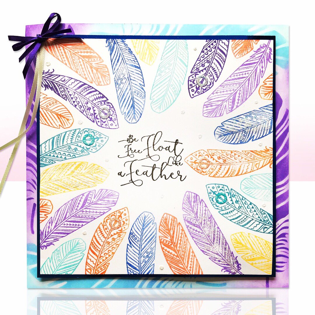 BSeddonDesigns's tweet photo. Looking forward to Friday at 2pm, I’ll be launching ‘Feather Treasure Collection Tin’ on Create and Craft... https://t.co/H4EAxeUZqq