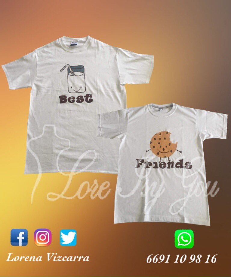 LovzDesign's tweet photo. #LorenaVizcarrs #LoreIsyGou #PlayerasPersonalizadas #BestFriends #Coockie #Milk https://t.co/xVzfNXC7BL