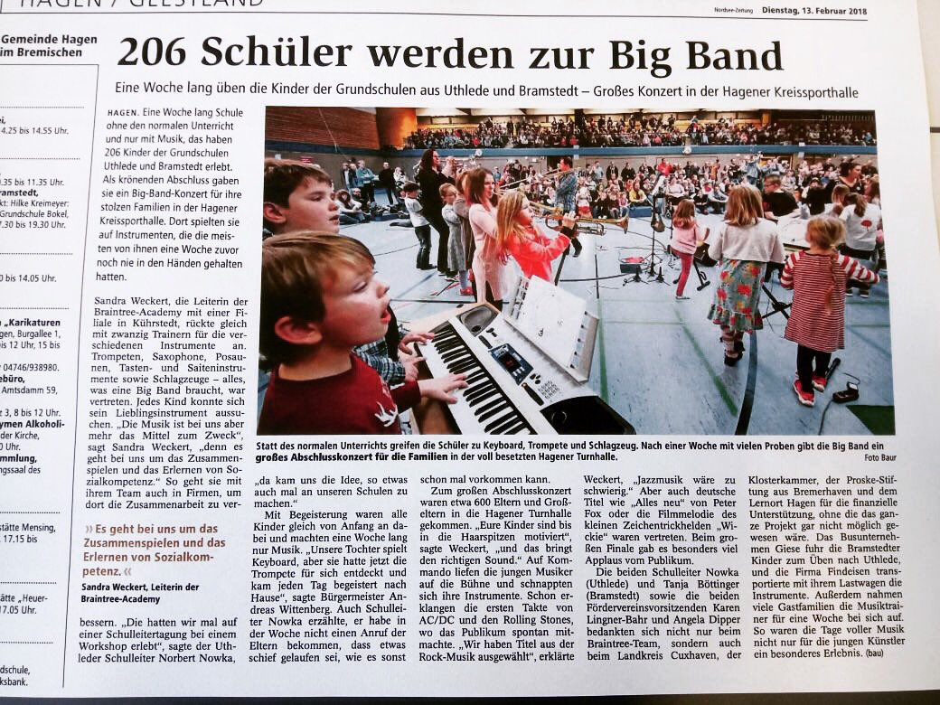 📰📰📰 #braintreeacademy #bigbandmethod #musik