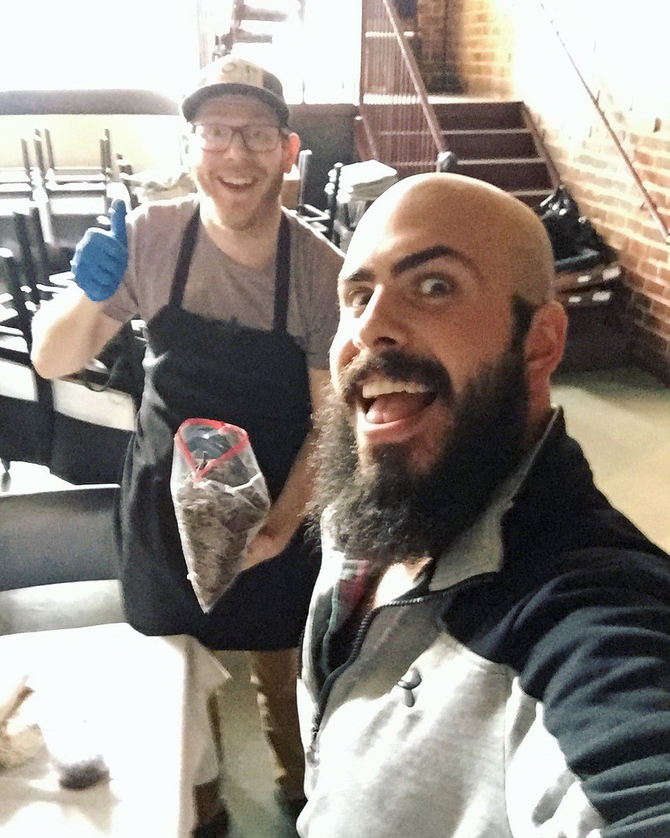 Had a blast nerding out about <a href="/oliverfarm/">Clay</a>'s gluten free, non-gmo nut + seed flours and farm-pressed oils with the always-enjoyable Pastry Chef Paul Westin today. Stop by any of the <a href="/Rathbuns/">Rathbun's Restaurant</a> Restaurants to indulge in some of his tasty creations!