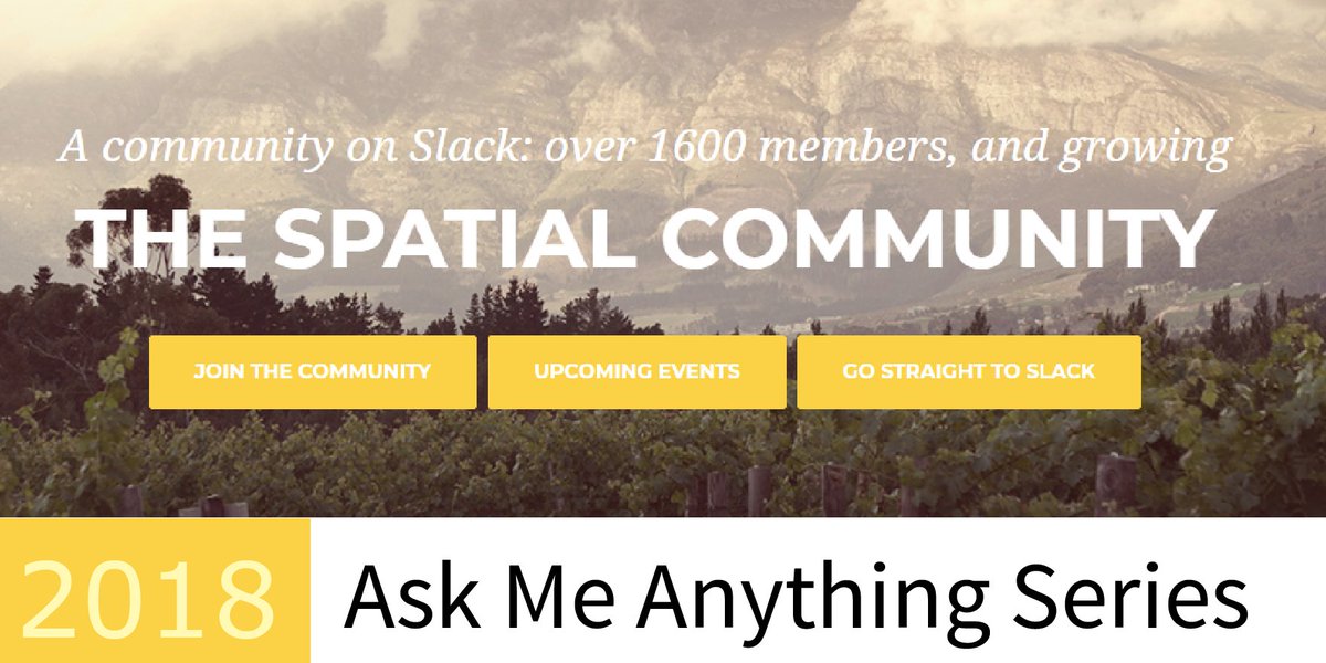 Spatial Community (@thespatialcomm) on Twitter photo Join us this Friday for an AMA with <a href="/TheSteve0/">(((TheSteve0))) @TheSteve0@data-folks.masto.host</a> of Red Hat! 10AM PST sign-up here: thespatialcommunity.org #gistribe, #gis, #spatial, <a href="/openshift/">Red Hat OpenShift</a> <a href="/RedHatNews/">Red Hat News</a> Join us this Friday for an AMA with <a href="/TheSteve0/">(((TheSteve0))) @TheSteve0@data-folks.masto.host</a> of Red Hat! 10AM PST sign-up here: thespatialcommunity.org #gistribe, #gis, #spatial, <a href="/openshift/">Red Hat OpenShift</a> <a href="/RedHatNews/">Red Hat News</a>