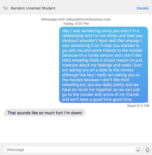 Rhett_NTHC's tweet photo. I finally built up the courage to ask her.. Sorta @NewTechCoppell @NthSaucier @Janelle #NTHC10 #CaughtBeingKind #NTHCVoice https://t.co/cUxHGGLIxr