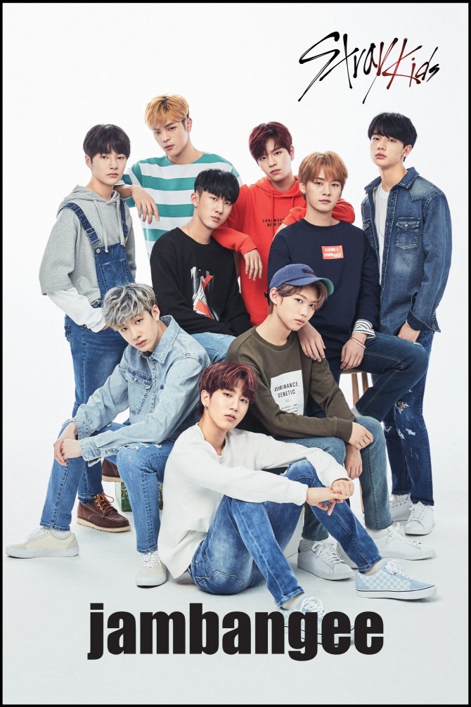 Stray kids models for jambangee a clothing brand Their first ever endorsement for the boys even before debut Another proud moment  Im still not over this photos since yerstarday tho They look so good   #StrayKids