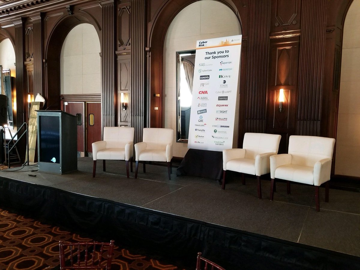 Thank you @Advisen <a href="/advcyberrisk/">Advisen Cyber Risk</a> for today’s great #CyberRisk event in SF!