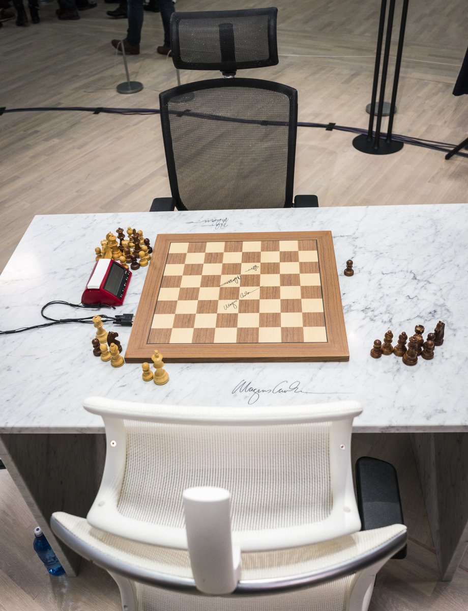 LennartOotes's tweet photo. Congrats @MagnusCarlsen for winning the unofficial World #frchess Championships! Beating @GMHikaru 14-10! https://t.co/cIj0vJZ4Ut