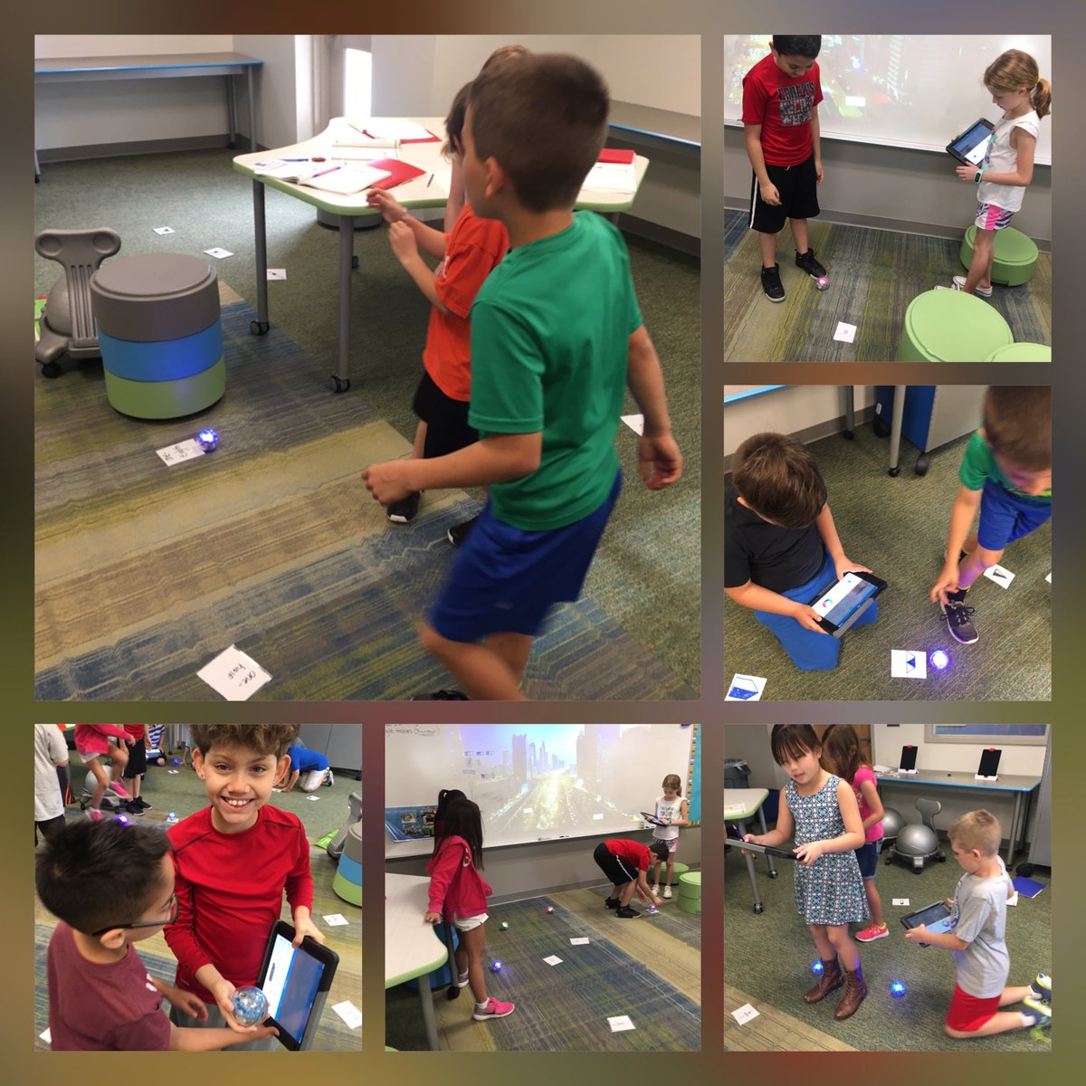 Had a great time practicing our fraction skills with Spheros! <a href="/BexleyElem/">Bexley Elementary School</a> #WeAreThird #PascoMath