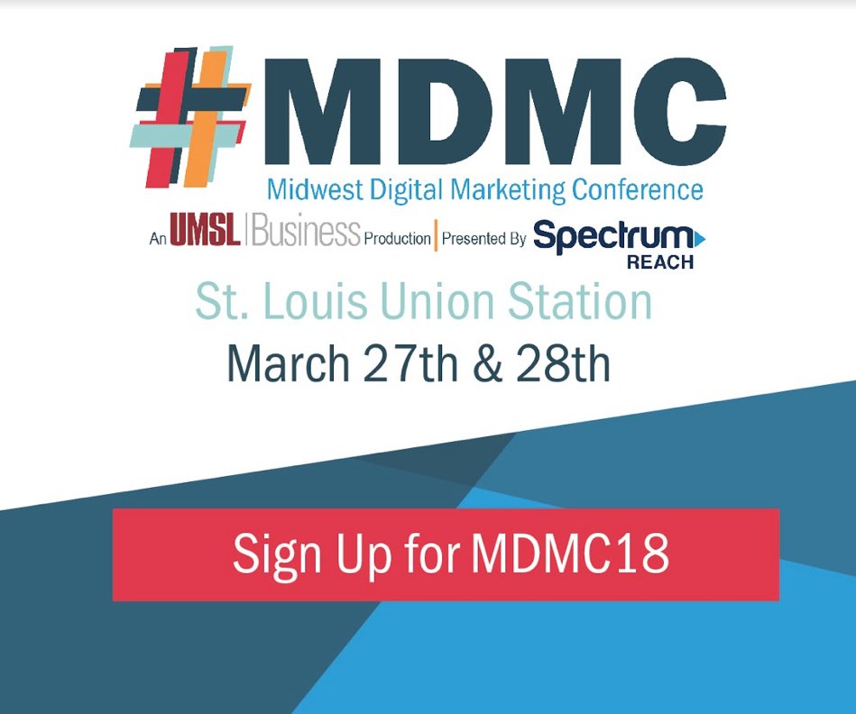 SwipSystems's tweet photo. Looking forward to the Midwest Digital Marketing Conference this year  #MDMC18. Check it out and get more details...@goMDMC 
#SwipSystems #Technology  https://t.co/5APjF4uIlS https://t.co/ISmGh3Y9O1