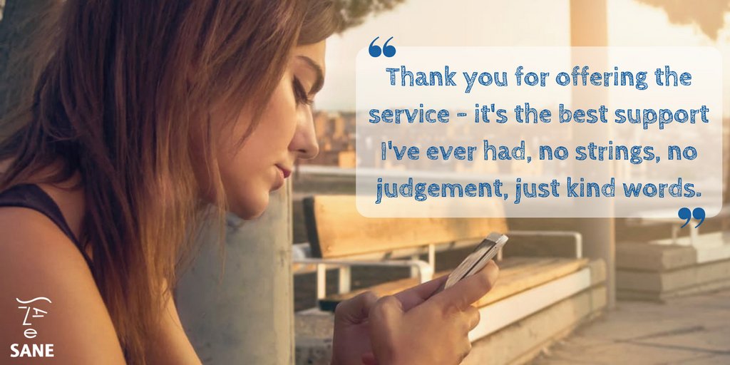 CharitySANE's tweet photo. For times you know you'll feel low, try Textcare for messages of support. Sign up here for personalised messages: https://t.co/hDWtl82DjA https://t.co/xkbCaNKDLO