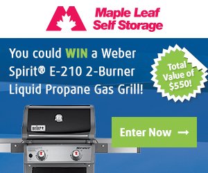 Enter to win a Weber Gas Grill via Maple Leaf Self Storage's #readyforspring #contest! Enter here -> wonderlist.ca/2018/02/mlss/