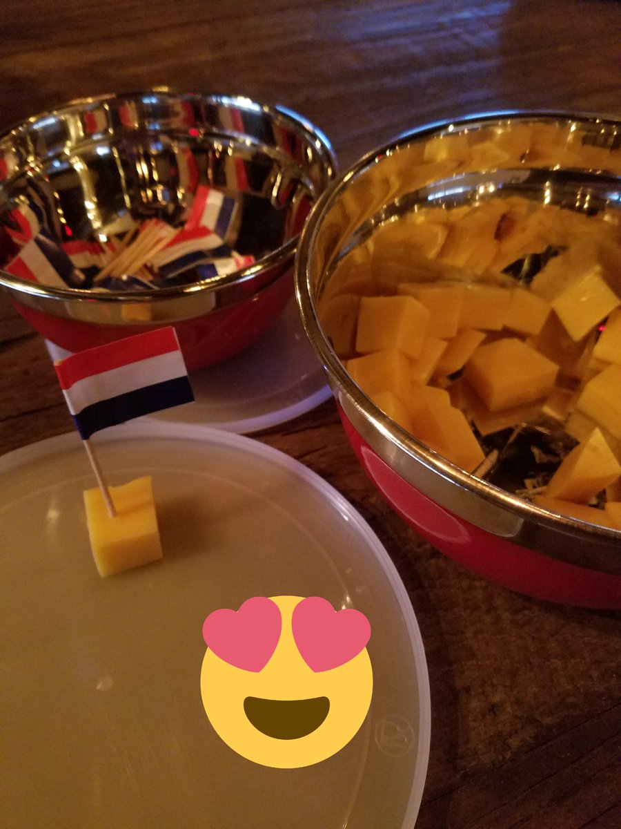 Work cheese. It has little flags!