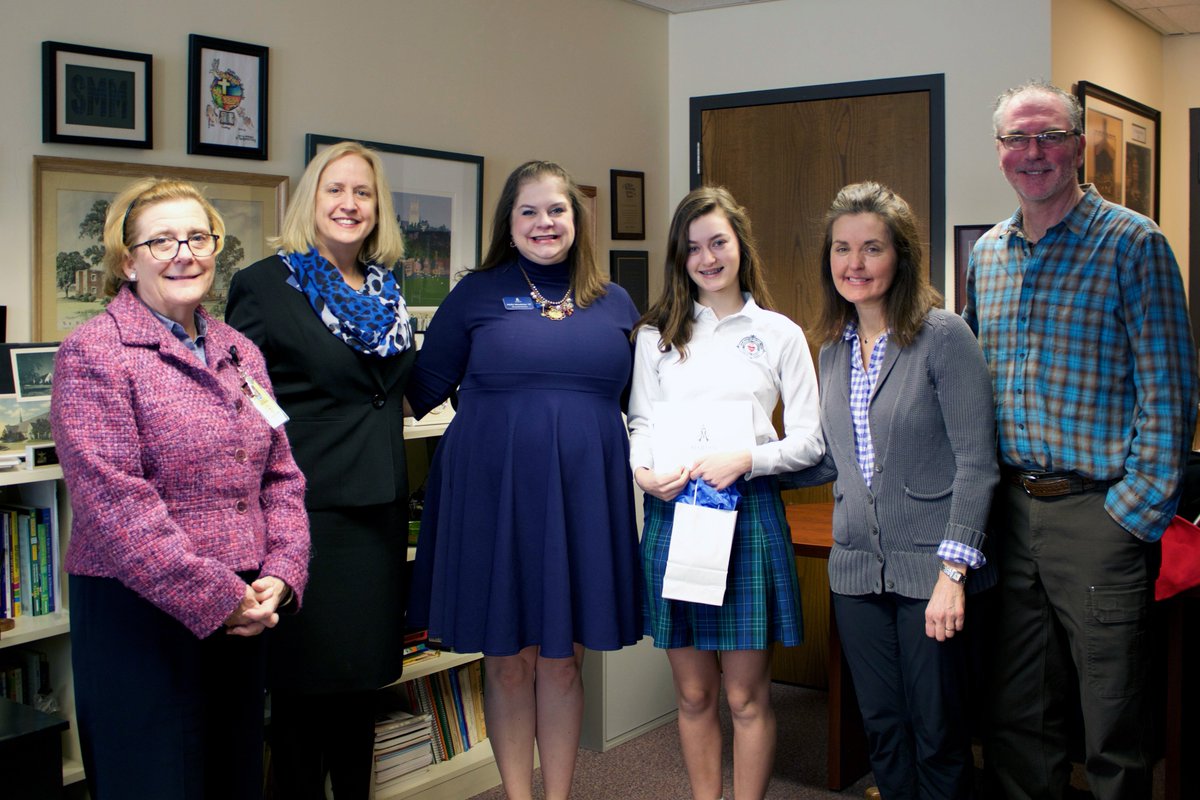 Congratulations to Lilly F. and Lucy L. — our academic scholarship recipients from @SMMschoolOmaha!