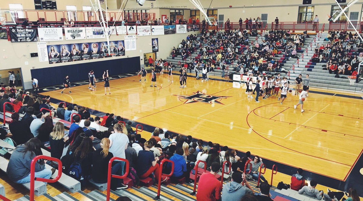 Impact2One's tweet image. | What is happening here |
-Students from Heritage High School’s leadership class facilitated a student vs. faculty basketball game yesterday to support the funding of Katie Beth Carter Institute. Want to know more? Click on this link! 
impact2one.org/the-dream-team
-