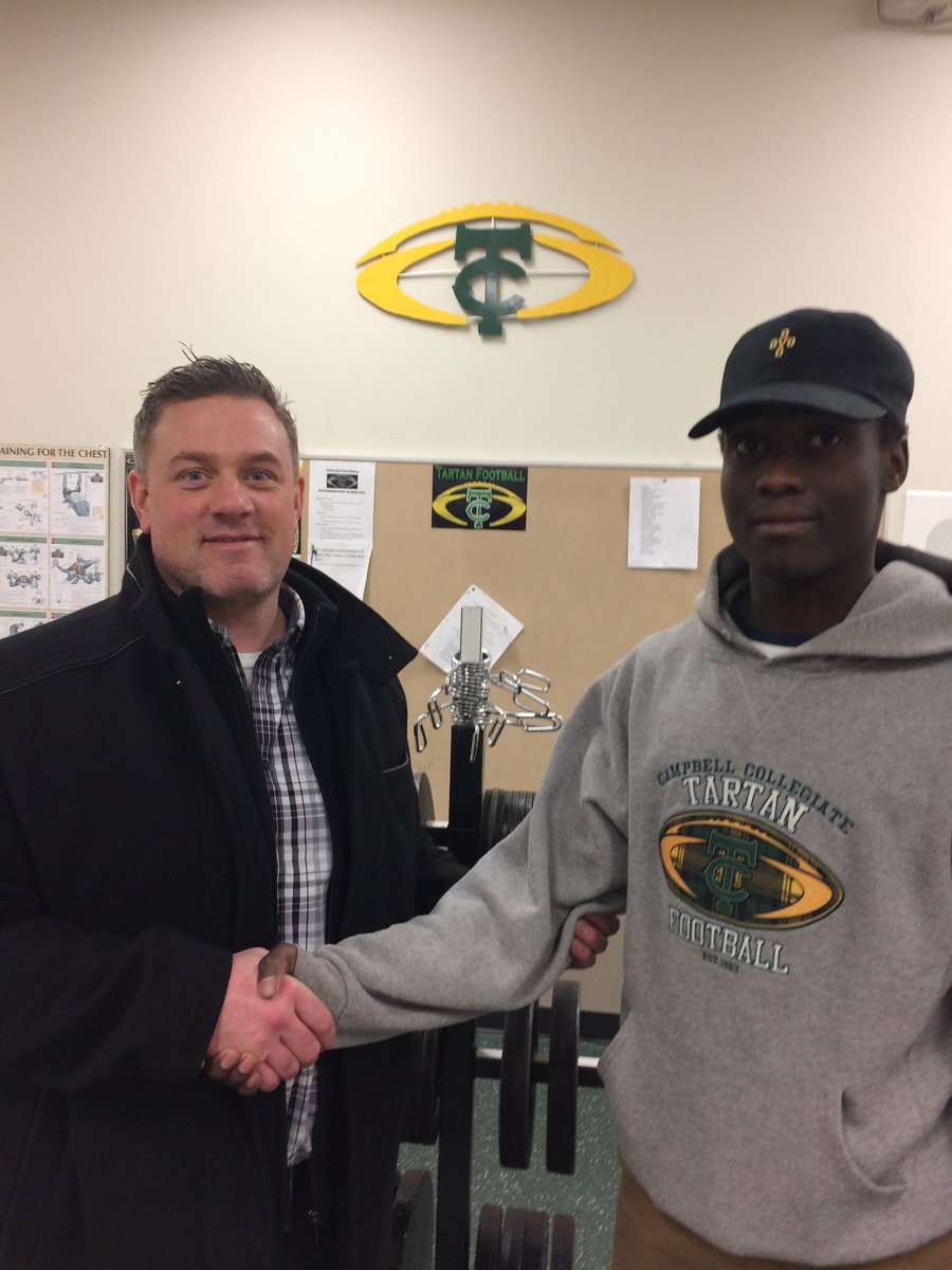 ScotchM's tweet photo. Nothing beats landing a provincial champion! Excited to see @TartansFootball Munir Maijen make an impact with the @reginathunder receiving corps. He’s fast, coachable and his ceiling is high!!! https://t.co/fdvfEfxa3c