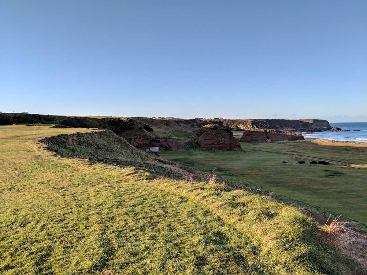 Mike_GOTM's tweet photo. Snowed out after 7 lovely holes at beautiful @Crudenbaygolf in the morning, but found a hidden gem on our way north in @CullenGC1 that was spared the weather. https://t.co/V2CMiEF2oU