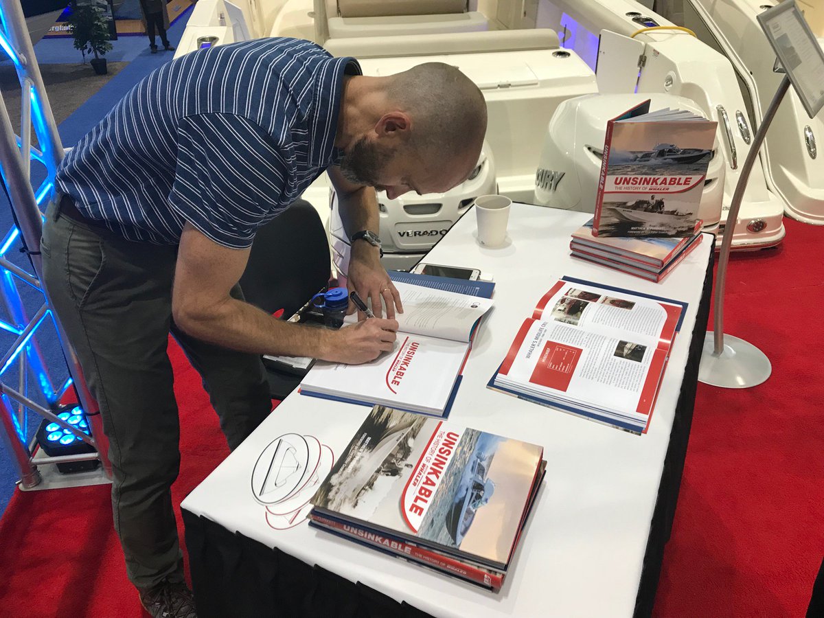 MarineMax's tweet image. We had a great time at the @NEBoatShow celebrating the 60th anniversary of @Boston_Whaler !