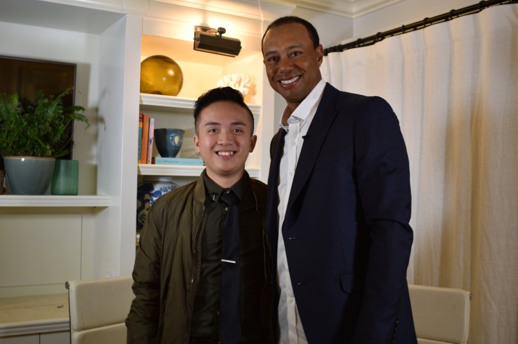 I had a great time getting to know one of #TGRFoundation's Earl Woods Scholars Andy Ho. Shout out to Western High from two of your alumni. #genesisopen