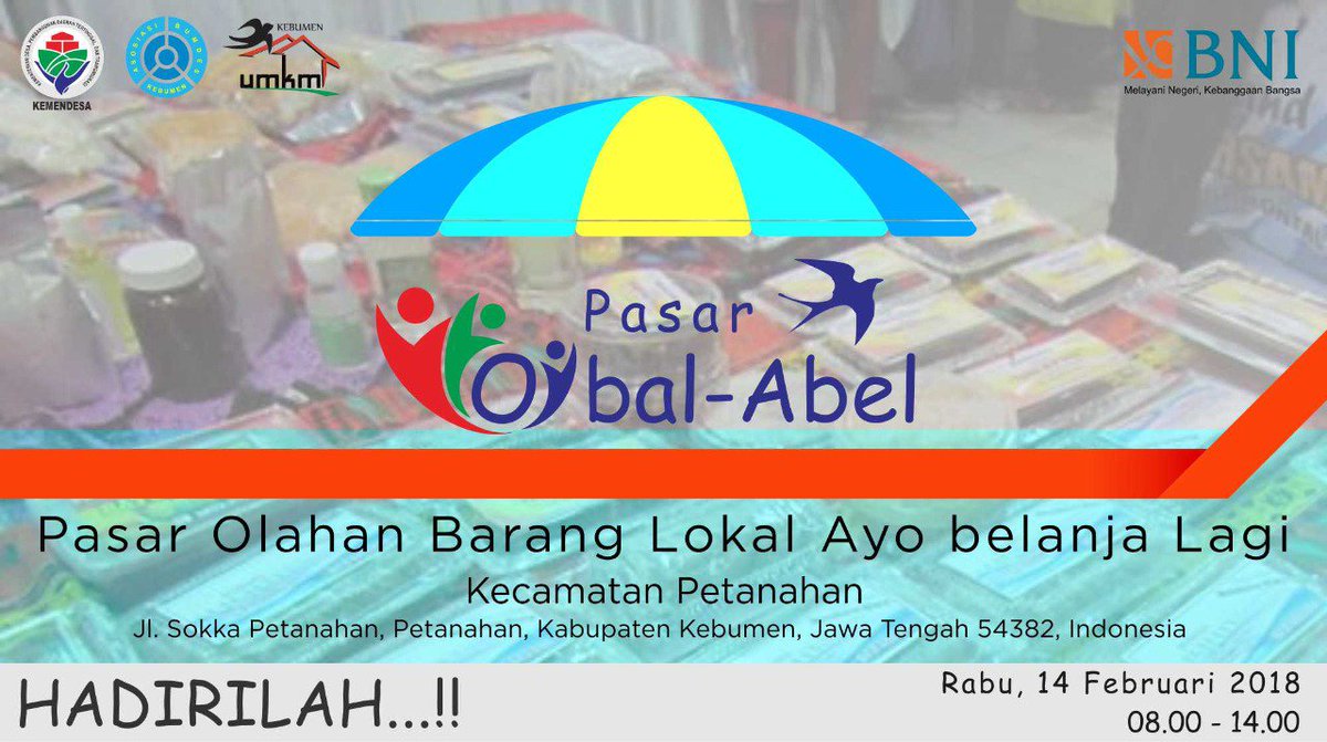 ahmadnur_Yanto's tweet photo. #ManfaatDanaDesa
Dorong #PRUDES #PRUKADES unt kesejahteraan masy #Desa melalui #Pasar #ObalAbel #BUMDes #Trimitra #Klirong #Petanahan #Puring #Kebumen #TPPIKebumen #TPPIJateng
@jokowi
@EkoSandjojo
@taufikmadjid71
@AhmadErani
@fachrilabalado
@anwsanusi
@Wakhidjumali
@DimyatiD https://t.co/AqOmsyufLR