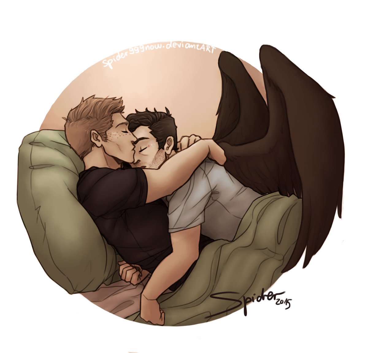 Cuddles into @Tenacious_Rebel, doesn’t let go (he gets very protective at night), and rests.