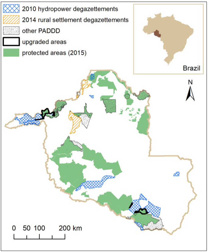 Mike_Mascia's tweet photo. New study: Protected areas that suffer deforestation are more likely to subsequently lose legal protections. https://t.co/Kg4ePKfihc #PADDD #Amazon https://t.co/4YJlkyuGdz