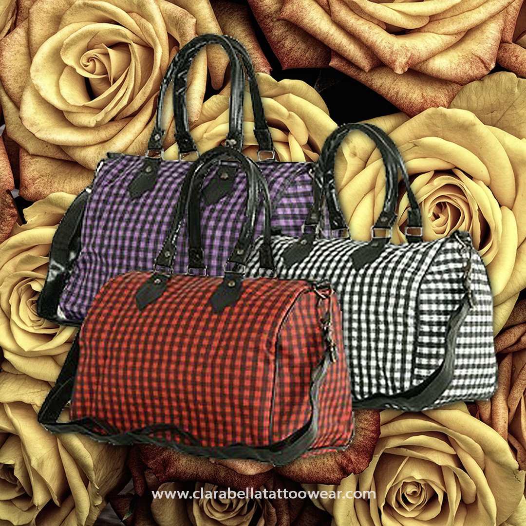 ClarabellaWear's tweet photo. The perfect partner for that #Valentine's day getaway with your #special someone <3 Grab these #chic #designer #ladiesbag now at https://t.co/zirMbVZZzs #clarabellatattoowear #Rockabilly https://t.co/50CtHFlwxQ