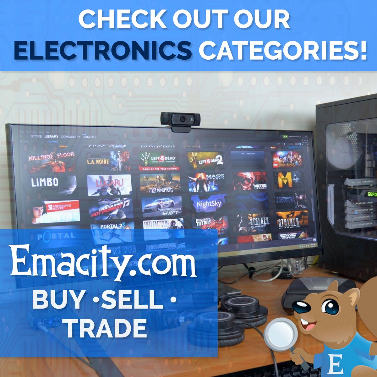 emacityusa's tweet photo. Need to #buy or #sell a new #gadget ?
https://t.co/cZJUNIffDy has it all!
#Electronics #Free #Signup #discount #customers #deals #freepostage #giveaways #electo #insadailypic #iphones #hd #laptop #selling #buying #annarbor #greensboro #salina #flagstaff #Electronica #GoEmacity https://t.co/ZDmvFHiVXb