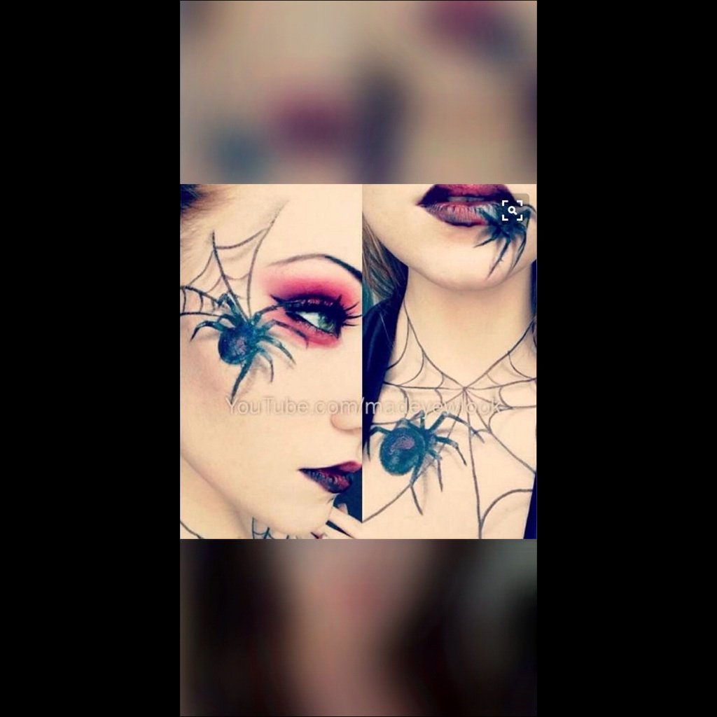 SWFBlackWidow's tweet photo. This shall be the makeup design I'll be wearing at SWF Resurrection as it got the most votes on my instagram page https://t.co/XAe4VuaFIj