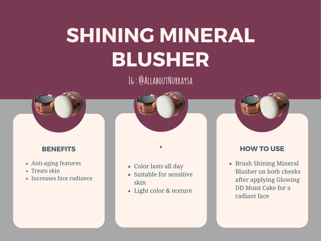 aboutnurraysa's tweet photo. #ShiningMineralBlusherNurraysa 🌷
#ShiningMineralBlusherSG 
#NurraysaSG
#NurraysaSingapore 🇸🇬
#Nurraysa https://t.co/AVVaZFP5Wc