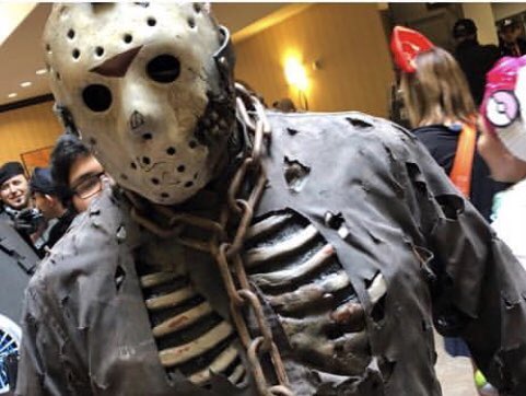 cosplayjasonf13's tweet photo. East Bay Comic-Con 2018 #ebcc #ebcc2018 #geek #eastbaycomiccon #repost #eastbaycomiccon2018 #🔪 #cosplay #cosplayer #horror #jasonvoorhees #kanehodder #fridaythe13th https://t.co/1sriPPnJ8N