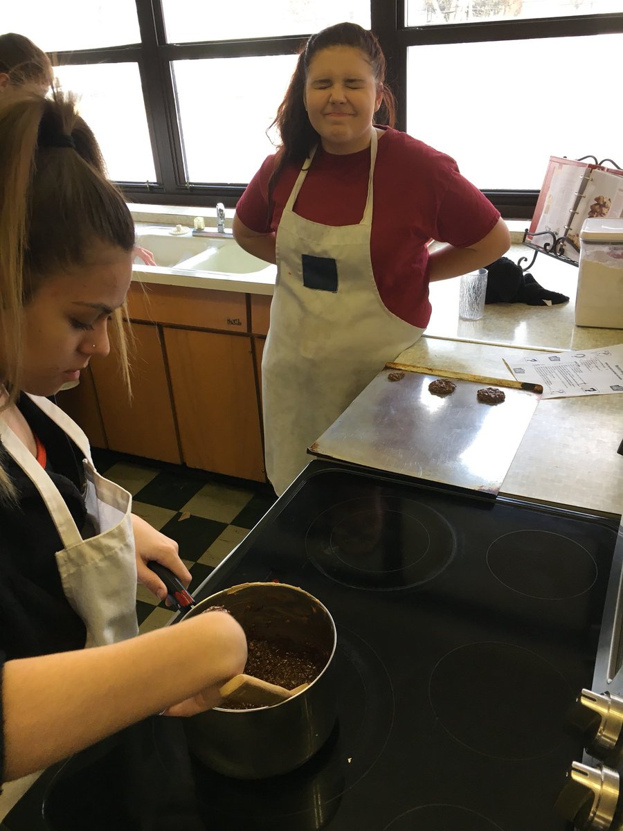 Mrs_Dirksen's tweet photo. Muffin Making and mystery cookies #LHSFCS https://t.co/wBtZ1JUDe5