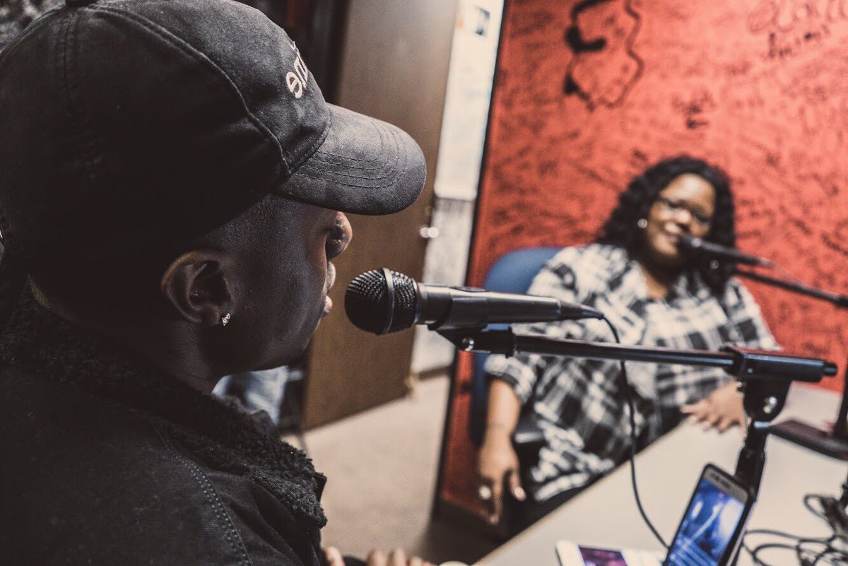 NYOSPEAKERS's tweet photo. Big thanks to @MzFiya at @Street933 for showing crazy love last night. Also, shared some insight on new projects I have cooking up. #RemainSilent #SevenManagement https://t.co/YYfZrjjpYv