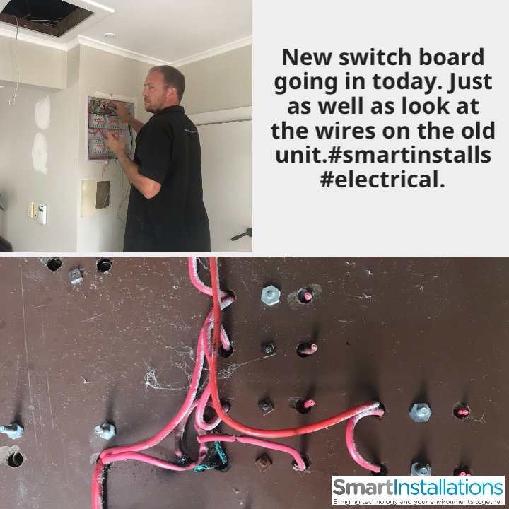 #work #electrical #smartinstallations #nofires #lucky