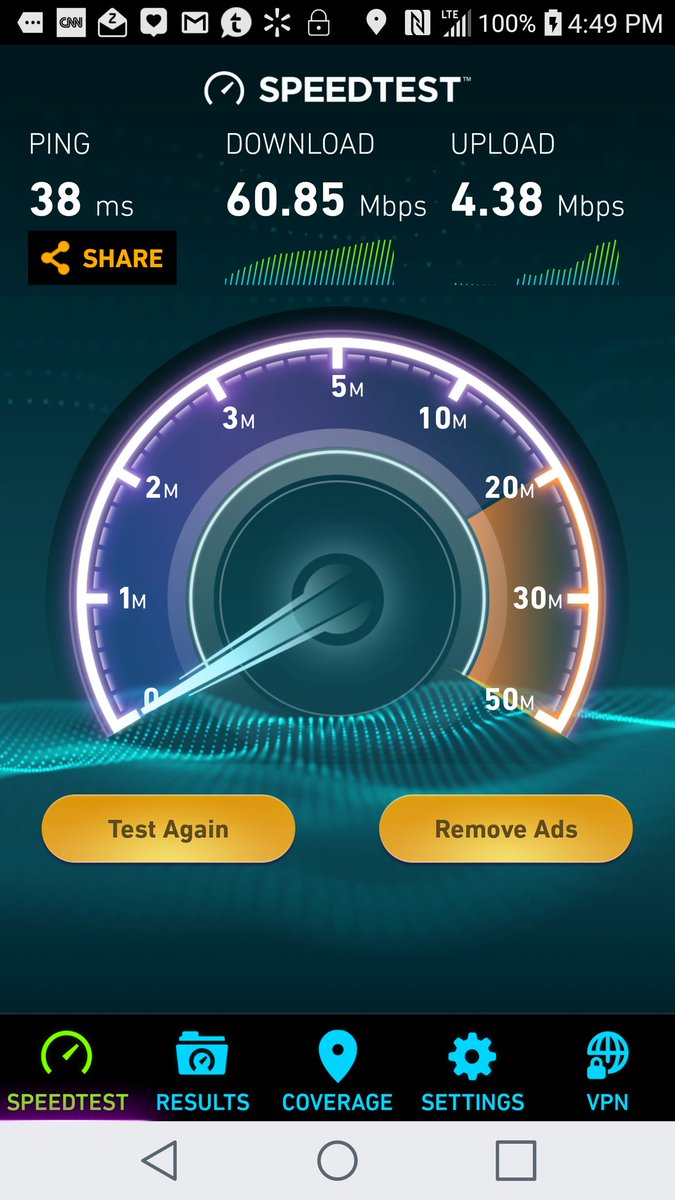 JasonThames's tweet photo. Hey #Pensacola, with data speeds like z pay more with @ATT and @verizon when you can get this kind of speed and #UnlimitedData with @sprint for WAY less money! If you haven't tried us recently, then you haven't tried us! https://t.co/pLJMIhUL2U