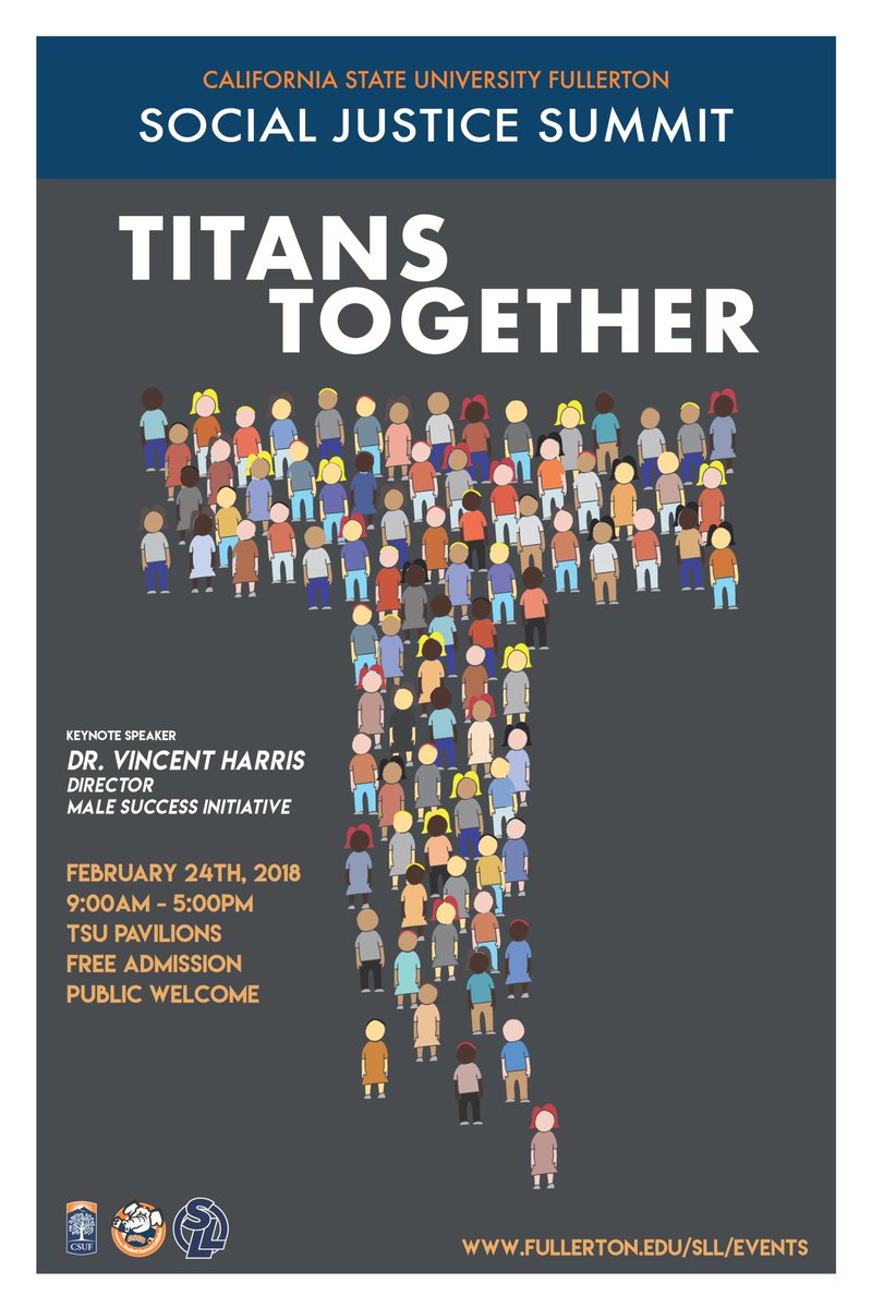 csuf_engage's tweet image. RSVP for the upcoming Social Justice Summit on Saturday, February 24 at Cal State Fullerton. RSVP: fullerton.edu/sll/events/soc…