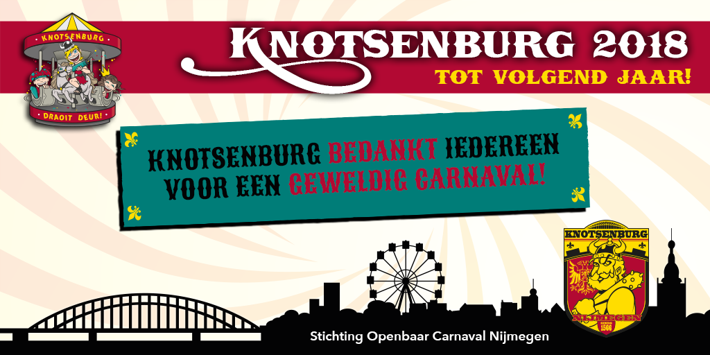 BEDANKT KNOTSENBURGERS