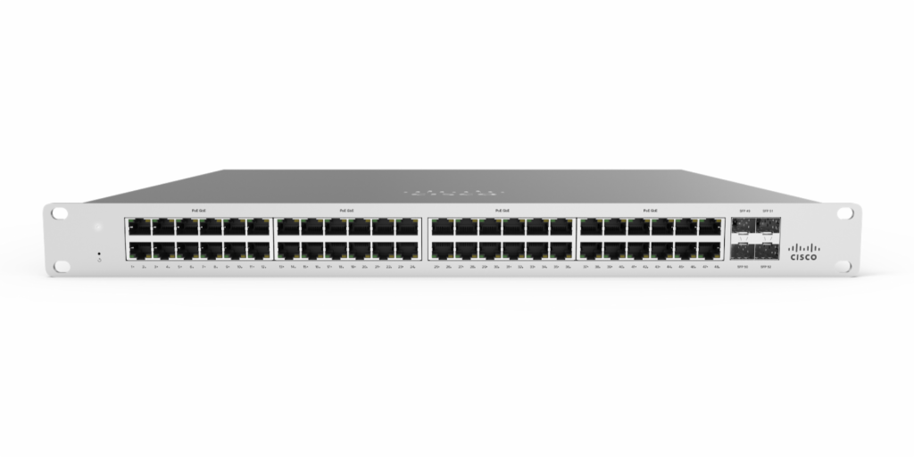 meraki's tweet photo. The new #Cisco #Meraki MS120-48FP switch is available now! The device is a 1G Layer 2 switch with 740W of PoE+ support across 48 ports. Contact us today! https://t.co/Uhhgmaf9zb