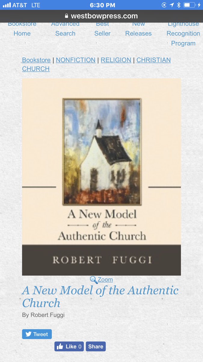 RFuggi's tweet photo. Rob Fuggi formerly of  #PrincetonTheologicalSeminary  M.Div.(2015) Th. M (2016) now Ph.D candidate releases new book A New Model of the Authentic Church https://t.co/3HoMWFT7wp