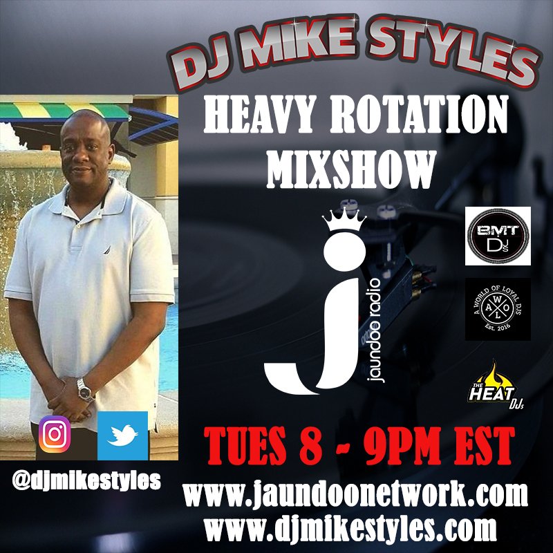djmikestyles's tweet image. Coming up at 8pm EST is my Heavy Rotation Mixshow on Jaundoo Radio.  This week Special Guest is Hip Hop Artist Alonzo Fury #djmikestyles #jaundooradio #awoldjs #bmtdjs #heatdjs100

jaundoonetwork.com