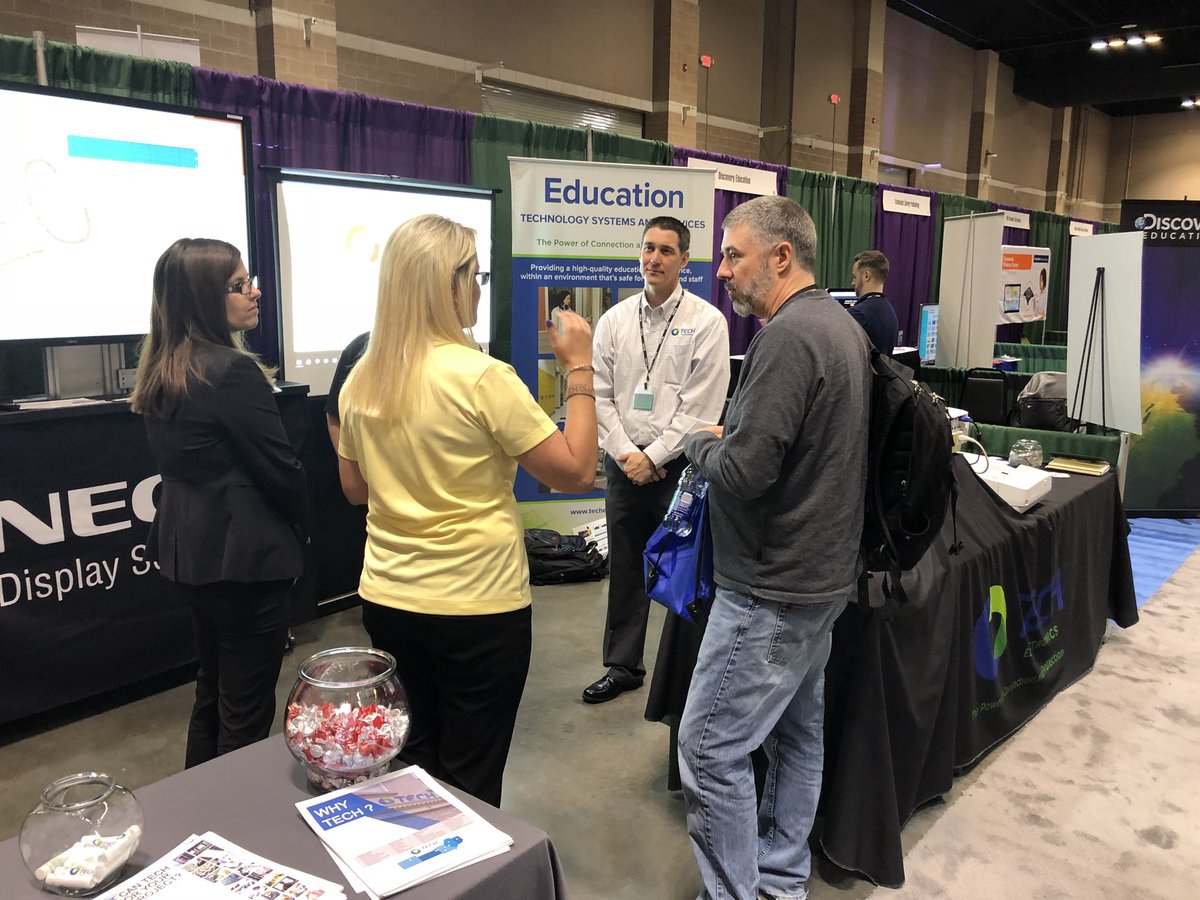 METC Booth 43 &amp; 44. Having great conversations on ClassAV and Security!!!  See you again tomorrow. #metc18